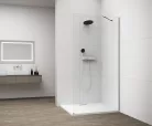 Walk-in, Sapho Esca Chrome ES1070-01 Walk-in, falra szerelhető, transzparent üveg, 70 cm