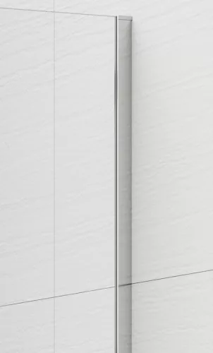 Walk-in, Sapho Esca Chrome ES1080-01/ES8010 Walk-in, falra szerelhető, transzparent üveg, 80 cm