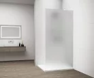 Walk-in, Sapho Esca White Matt ES1110-03 Walk-in, falra szerelhető, matt üveg, 100 cm