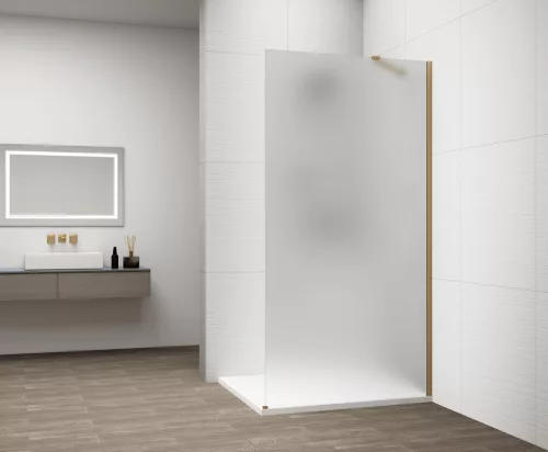 Walk-in, Sapho Esca Gold Matt ES1110-04 Walk-in, falra szerelhető, matt üveg, 100 cm