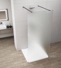 Walk-in, Sapho Esca Black Matt ES1110-06 Walk-in, szabadonálló, matt üveg, 100 cm