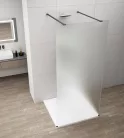 Walk-in, Sapho Esca Black Matt ES1111-06 Walk-in, szabadonálló, matt üveg, 110 cm