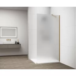   Walk-in, Sapho Esca Gold Matt ES1112-04 Walk-in, falra szerelhető, matt üveg, 120 cm