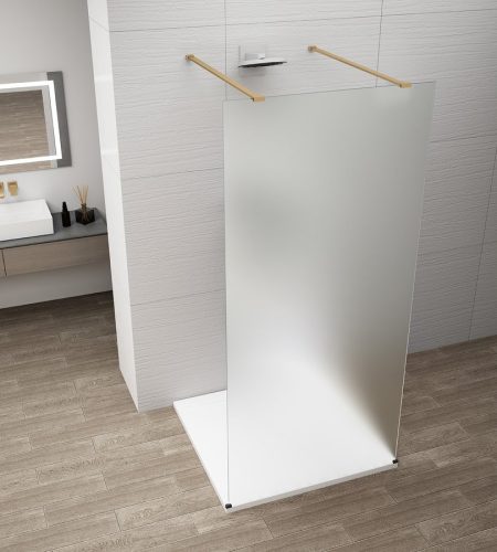 Walk-in, Sapho Esca Gold Matt ES1112-08 Walk-in, szabadonálló, matt üveg, 120 cm