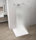 Walk-in, Sapho Esca Chrome ES1114-05 Walk-in, szabadonálló, matt üveg, 140 cm