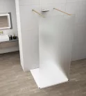 Walk-in, Sapho Esca Gold Matt ES1114-08 Walk-in, szabadonálló, matt üveg, 140 cm