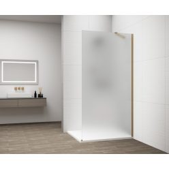   Walk-in, Sapho Esca Gold Matt ES1115-04  Walk-in, falra szerelhető, matt üveg, 150 cm