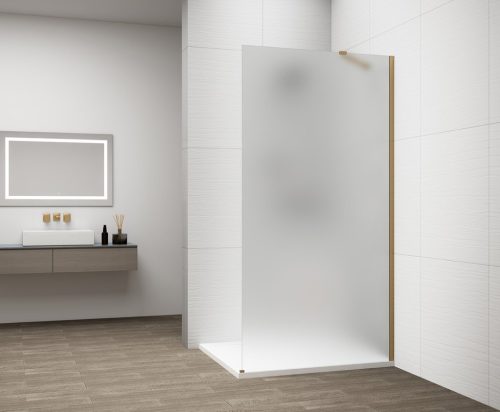 Walk-in, Sapho Esca Gold Matt ES1115-04  Walk-in, falra szerelhető, matt üveg, 150 cm