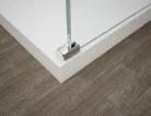 Walk-in, Sapho Esca Chrome ES1115-05 Walk-in, szabadonálló, matt üveg, 150 cm
