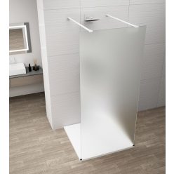   Walk-in, Sapho Esca White Matt ES1115-07 Walk-in, szabadonálló, matt üveg, 150 cm