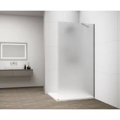   Walk-in, Sapho Esca Chrome ES1180-01/ES8010 Walk-in, falra szerelhető, matt üveg, 80 cm