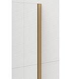 Walk-in, Sapho Esca Gold Matt ES1180-04 Walk-in, falra szerelhető, matt üveg, 80 cm