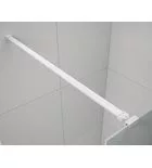 Walk-in, Sapho Esca White Matt ES1210-07 Walk-in, szabadonálló, füst üveg, 100 cm