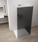Walk-in, Sapho Esca White Matt ES1211-07 Walk-in, szabadonálló, füst üveg, 110 cm