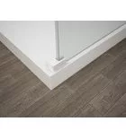 Walk-in, Sapho Esca White Matt ES1213-07 Walk-in, szabadonálló, füst üveg, 130 cm