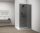 Walk-in, Sapho Esca Chrome ES1214-01 Walk-in, falra szerelhető, füst üveg, 140 cm