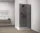 Walk-in, Sapho Esca White Matt ES1290-03 Walk-in, falra szerelhető, füst üveg, 90 cm