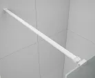 Walk-in, Sapho Esca White Matt ES1310-07 Walk-in, szabadonálló, flutes üveg, 100 cm