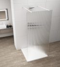 Walk-in, Sapho Esca White Matt ES1311-07 Walk-in, szabadonálló, flutes üveg, 110 cm