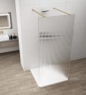 Walk-in, Sapho Esca Gold Matt ES1313-08 Walk-in, szabadonálló, flutes üveg, 130 cm