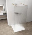 Walk-in, Sapho Esca Gold Matt ES1313-08 Walk-in, szabadonálló, flutes üveg, 130 cm