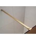 Walk-in, Sapho Esca Gold Matt ES1313-08 Walk-in, szabadonálló, flutes üveg, 130 cm