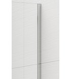 Walk-in, Sapho Esca Chrome ES1370-01 Walk-in, falra szerelhető, flutes üveg, 70 cm