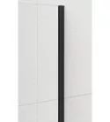 Walk-in, Sapho Esca Black Matt ES1370-02 Walk-in, falra szerelhető, flutes üveg, 70 cm
