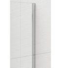 Walk-in, Sapho Esca Chrome ES1513-01 Walk-in, falra szerelhető, barna üveg, 130 cm