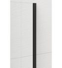 Walk-in, Sapho Esca Black Matt ES1580-02 Walk-in, falra szerelhető, barna üveg, 80 cm