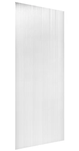 Zuhanyfal, Sapho Esca ES1313 Walk-in zuhanyfal, flutes üveg, 130x210 cm
