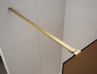 Zuhanykabin alkatrész, Sapho Esca ES7046 merőleges merevítő, 1200 mm, matt arany