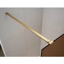   Zuhanykabin alkatrész, Sapho Esca ES7046 merőleges merevítő, 1200 mm, matt arany