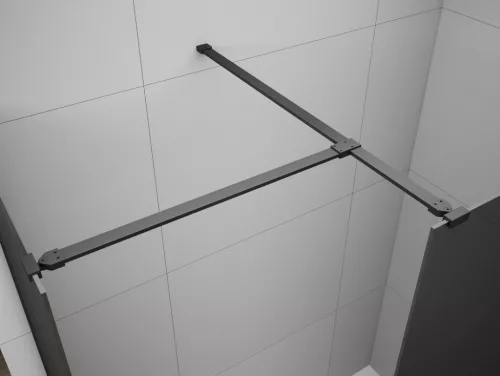 Zuhanykabin alkatrész, Sapho Esca ES7525 T-merevítő, matt fekete