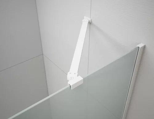 Zuhanykabin alkatrész, Sapho Esca ES7834 sarokmerevítő, 900mm, matt fehér