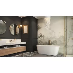 Kád, M-Acryl Jasmine szabadonálló kád 151x72 cm, fehér