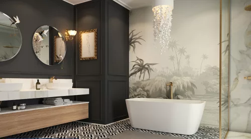 Kád, M-Acryl Jasmine szabadonálló kád 151x72 cm, fehér