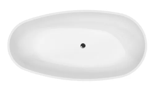 Kád, M-Acryl Vanilla szabadonálló kád 168x86 cm, fehér