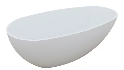 Kád, M-Acryl Vanilla szabadonálló kád 168x86 cm, fehér