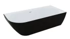 Kád, M-Acryl Lily kád 175x82 cm fekete/fehér, balos