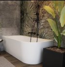 Kád, M-Acryl Harmony kád 159x84 cm, fehér, balos