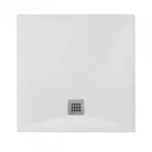 Zuhanytálca, West Eliza 80x80 cm, fehér