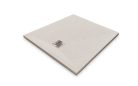Zuhanytálca, West Eliza 90x90 cm, beige