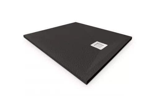 Zuhanytálca, West Eliza 90x90 cm, antrazite