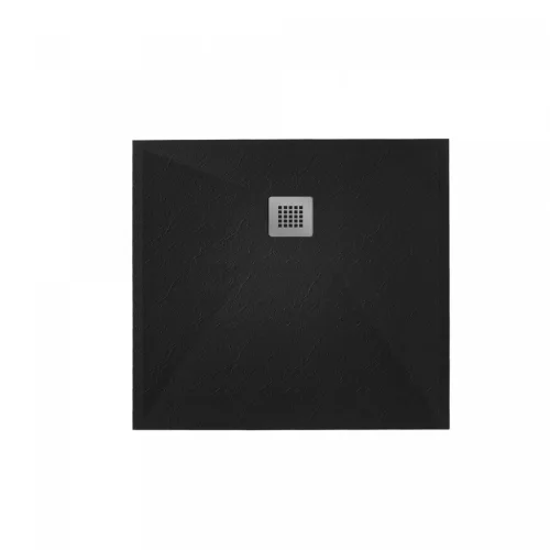 Zuhanytálca, West Zara 80x80 cm, black