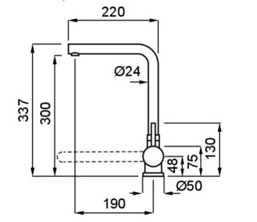Mosogató csaptelep, Elleci Csaptelep Danubio G51 avena