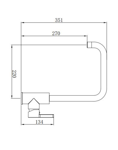 Mosogató csaptelep, Elleci Csaptelep Drive G40 Nero
