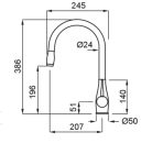 Mosogató csaptelep, Elleci Csaptelep Neva G51 avena