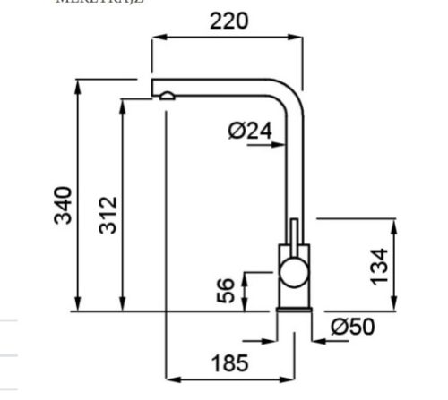 Mosogató csaptelep, Elleci Csaptelep Trail arany