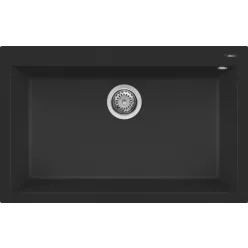 Mosogatótálca, Elleci Mosogatótálca Quadra 130 K86 Black